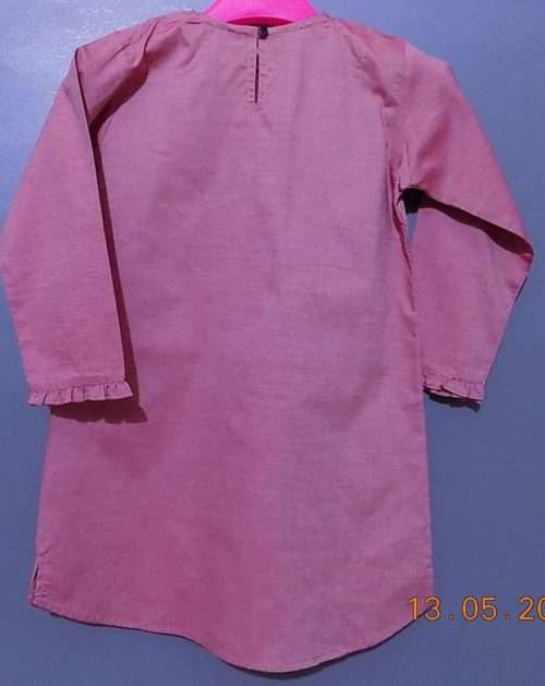 Pink Cotton Kurti With Thread Embroidery For Girls 5 Pink cotton Kurti with thread embroidery and have excellent durable cloth for Girls of 5 to 13 Years maximum.  <a href="https://subrung.online/product-category/fashion/girls-dresses/5-13-years/" target="_blank" rel="noopener noreferrer">(More Girls Dresses)</a>