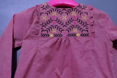 Pink Cotton Kurti With Thread Embroidery For Girls 4 Pink cotton Kurti with thread embroidery and have excellent durable cloth for Girls of 5 to 13 Years maximum.  <a href="https://subrung.online/product-category/fashion/girls-dresses/5-13-years/" target="_blank" rel="noopener noreferrer">(More Girls Dresses)</a>