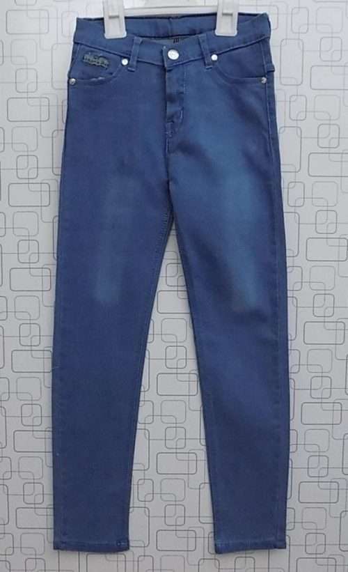 Durable Pastel Blue Stretchable Plain Jeans