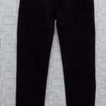 Durable Jet Black Stretchable Plain Jeans For Unisex