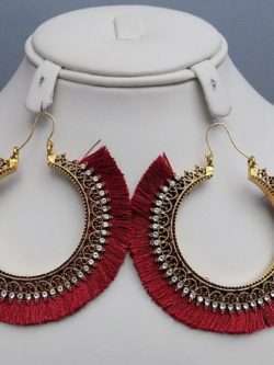 Trendy Looking Big Earrings in 5 Different Colours