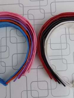 Fine Quality Plastic Hair Bands For Girls 14″ in Pair