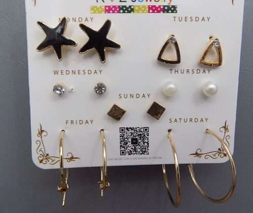 Cute For 7 Days of Week Jewelry Combo For Girls 3 Cute For 7 Days of Week Jewelry Combo For Girls includes 7 pairs of Earrings. <a href="https://subrung.online/product-category/fashion/jewelry/for-girls/" target="_blank" rel="noopener noreferrer">(More Girls Jewelry)</a>