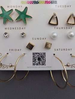 Cute For 7 Days of Week Jewelry Combo For Girls
