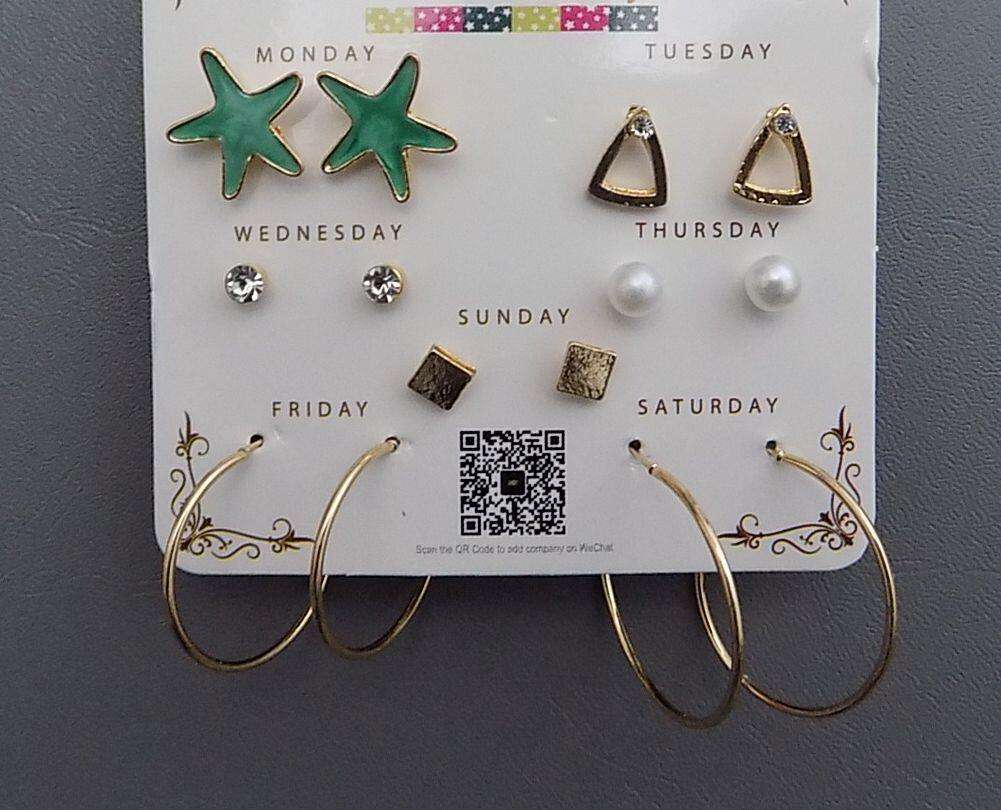 Cute For 7 Days of Week Jewelry Combo For Girls