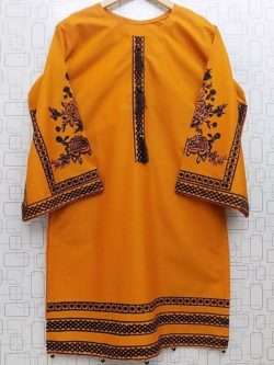 Lawn Shirt With Elegant Embroidery For Ladies in 5 Colours