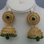 Big Traditional Golden Jhumkay In 2 Colours