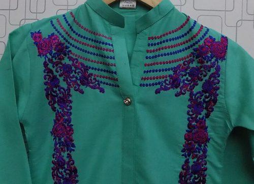 Spring Green Embroidered Lawn Kurti For Baby Girls 1 Cute Spring Green Embroidered Lawn Kurti Having Thread Embroidery for Girls below 7 Years. <a href="https://subrung.online/product-category/fashion/girls-dresses/0-5-years/" target="_blank" rel="noopener noreferrer">(More Girls Dresses)</a>