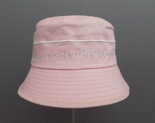 Bucket Style Cap For Girls in 2 Colours- Head Size 20 Inches 1 Bucket Style Cap For Girls in 2 Colours (Written on Cap "I am not Happy because....." -  Head Size 20 Inches or 51 cm <a href="https://subrung.online/product-category/fashion/jewelry/accessories/" target="_blank" rel="noopener noreferrer">(More Accessories)</a>