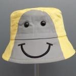 Smiley Face Bucket Style Cap In 4 Colours- Head Size 19 Inches