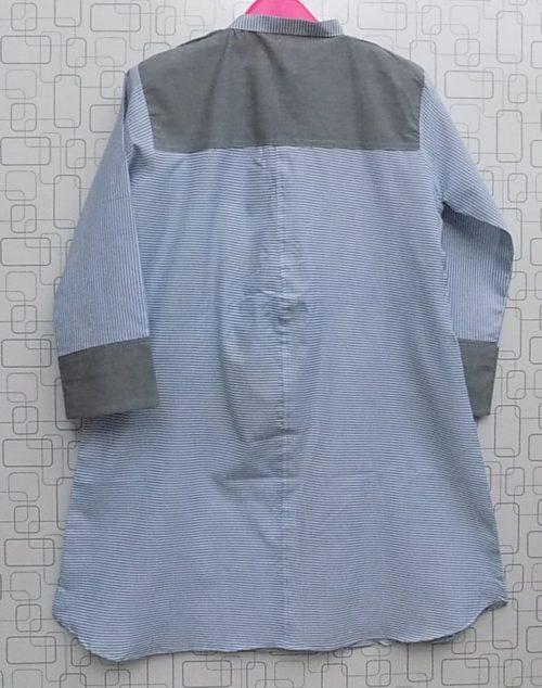 Casual Smart Cotton Top For Ladies in 2 Designs 1 Casual Smart Cotton Top in 2 Designs best to wear with jeans in blue and grey Colours For Females of 13 Years and Onwards.  <a href="https://subrung.online/product-category/fashion/ladies-dresses/shirts/" target="_blank" rel="noopener noreferrer">(More Ladies Shirts)</a>