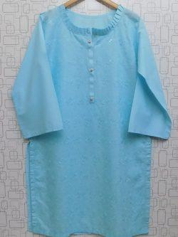 Beautiful Embroidered Lawn Shirt For Ladies in 3 Soft Colours
