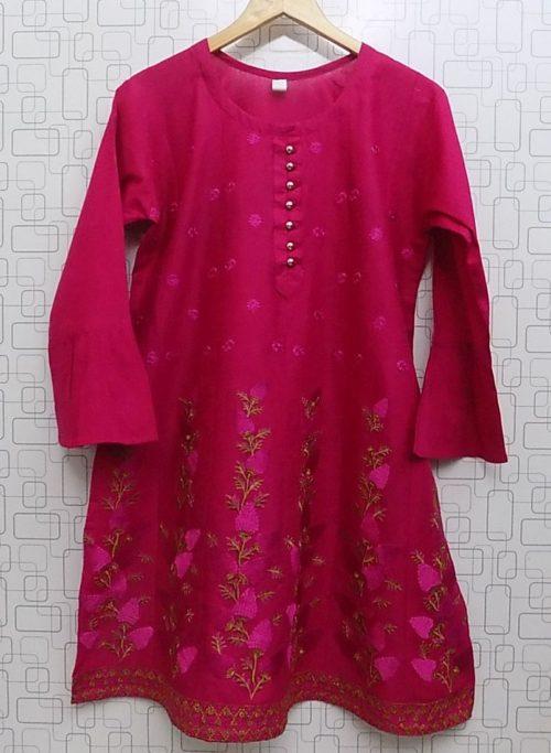 Rich Embroidered Lawn Kurti For Ladies in 3 Beautiful Colours 3 Rich Embroidered Lawn Kurti in Wheat, French Pink and Navy Blue Colours for Females of 13 Years and Onwards. <a href="https://subrung.online/product-category/fashion/ladies-dresses/kurties/" target="_blank" rel="noopener noreferrer">(More Ladies Kurtis)</a>