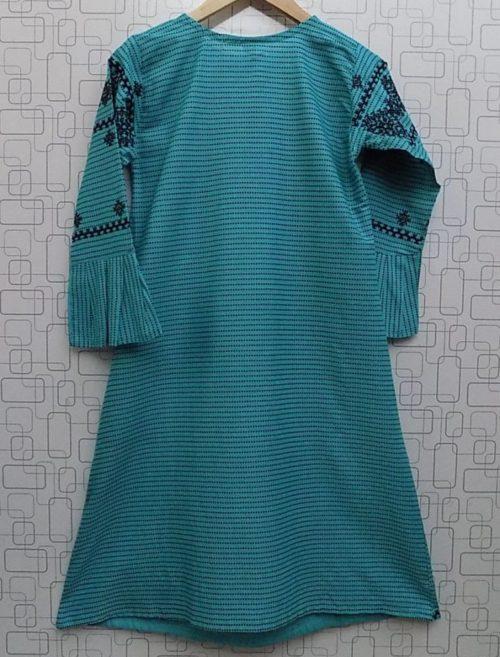 Beautiful Turquoise Embroidered Lawn Kurti For Girls 2 Beautiful Turquoise embroidered Lawn Kurti for Girls of 5 to 13 Years maximum.  <a href="https://subrung.online/product-category/fashion/girls-dresses/5-13-years/" target="_blank" rel="noopener noreferrer">(More Girls Dresses)</a>