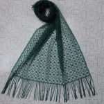 Seagreen Light Weight Spider Net Stole For Everyday Use