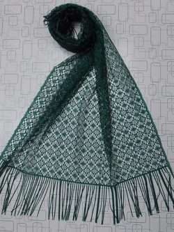 Seagreen Light Weight Spider Net Stole For Everyday Use
