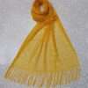 Bumblebee Yellow Spider Net Stole For Everyday Use