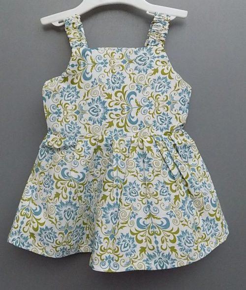 Casual Wear Multi-colour Cotton Frock for Baby Girls