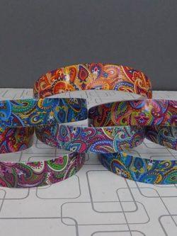 Beautiful Designed Multi-Colour Hair Bands 1″ Wide