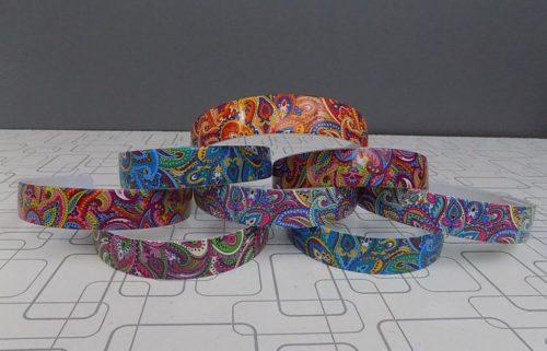 Beautiful Designed Multi-Colour Hair Bands 1" Wide