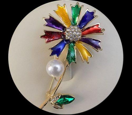 Beautiful Flower Shape Brooch For Ladies in 4 Colours 1 Beautiful Flower shape Brooch for Ladies in Bronze, Sea form Green, Peach and Multi colours. <a href="https://subrung.online/product-category/fashion/jewelry/for-ladies/" target="_blank" rel="noopener noreferrer">(More Ladies Jewelry)</a>