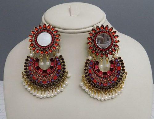Traditional Style Earrings For Women in 4 Colours