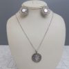 Lightweight Silver With Mirror Jewelry Set For Girls