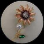 Beautiful Flower Shape Brooch For Ladies in 4 Colours
