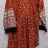Beautiful Printed & Embroidered Linen Frock For Ladies in 2 Colours - Image 7
