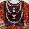 Beautiful Printed & Embroidered Linen Frock For Ladies in 2 Colours - Image 6
