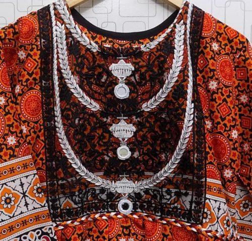 Beautiful Printed & Embroidered Linen Frock For Ladies in 2 Colours 5 Beautiful Printed & Embroidered Linen Frock For Ladies in Yellow and Orange Colours. <a href="https://subrung.online/product-category/fashion/ladies-dresses/kurties/" target="_blank" rel="noopener noreferrer">(More Ladies Kurtis)</a>