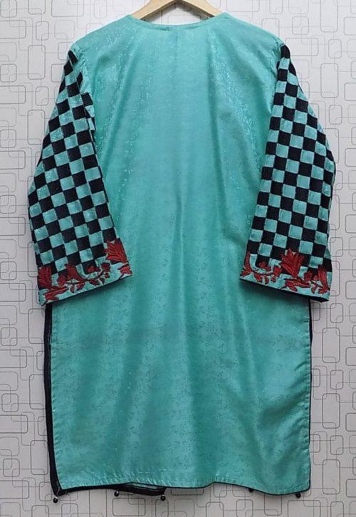 Sea Green Rich Embroidered 2-Piece Linen Dress For Ladies 3 Sea Green Rich Embroidered 2-Piece Linen Dress includes shirt and trouser For Ladies. <a href="https://subrung.online/product-category/fashion/ladies-dresses/shirts/" target="_blank" rel="noopener noreferrer">(More Ladies Shirts)</a>