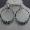 Artistic Charm Style Hoop Earrings In 2 Colours- 60mm Diameter - Image 2