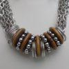 Cool-Looking Steel Chained Necklace For Ladies & Girls - 53 cm - Image 3
