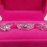 Set of 3 Beautiful Stainless Steel Silver Rings