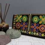 Beautiful Multi-colour Embroidered Clutch For Girls