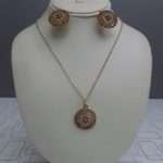 Beautiful Circular Having Multi-colour Crystals Set For Girls