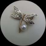 Cute In Silver & Golden Firefly Shaped Brooches