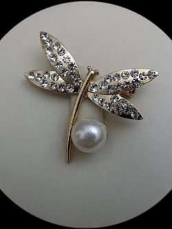 Cute In Silver & Golden Firefly Shaped Brooches