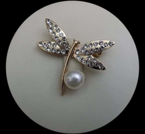 Cute In Silver & Golden Firefly Shaped Brooches