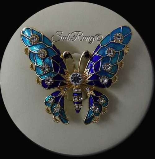 Large Butterfly Brooch In 5 Different Colour Combination