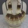 Traditional Styled Jewelry Set For Ladies In Golden & Silver