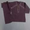 Rasin Purple Rich Embroidered Lawn Kurta Pajama For Boys 4-Sizes