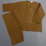 Pure Cotton Embroidered Caramel Brown Shalwar Kurta 4 Boys 3-Sizes