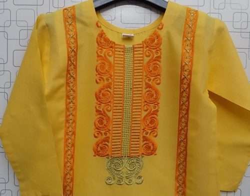 Attractive Embroidered Yellow Lawn Cotton Kurti For Girls 2 Attractive Embroidered Yellow Lawn Cotton Kurti For Girls.  <a href="https://subrung.online/product-category/fashion/girls-dresses/5-13-years/" target="_blank" rel="noopener noreferrer">(More Girls Dresses)</a>