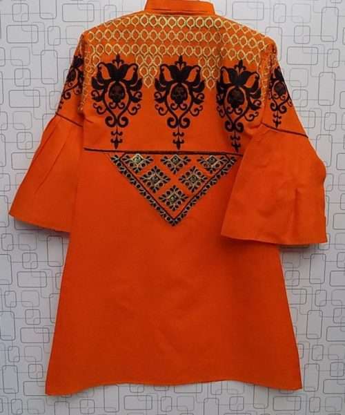 Rich Embroidered Vibrant Orange Lawn Cotton Kurti For Girls 3 Rich Embroidered Vibrant Orange Lawn Cotton Kurti For Girls.  <a href="https://subrung.online/product-category/fashion/girls-dresses/5-13-years/" target="_blank" rel="noopener noreferrer">(More Girls Dresses)</a>