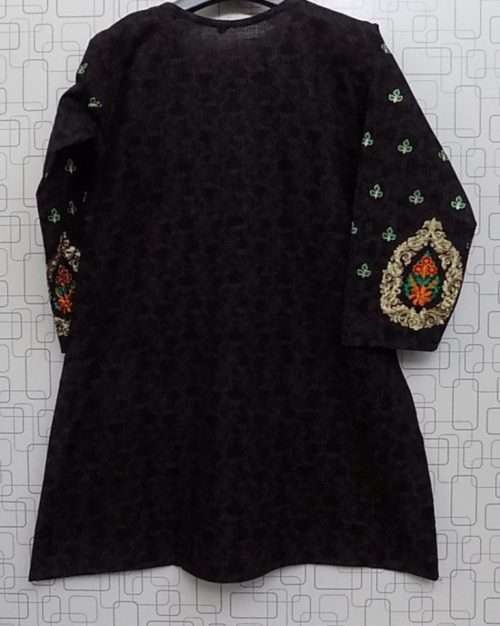 Rich Embroidered Elegant Black Lawn Cotton Kurti For Girls 3 Rich Embroidered Elegant Black Lawn Cotton Kurti For Girls.  <a href="https://subrung.online/product-category/fashion/girls-dresses/5-13-years/" target="_blank" rel="noopener noreferrer">(More Girls Dresses)</a>