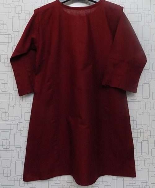Graceful Burgundy Beautiful Embroidered Lawn Cotton Kurti For Girls 3 Graceful Burgundy Beautiful Embroidered Lawn Cotton Kurti For Girls.  <a href="https://subrung.online/product-category/fashion/girls-dresses/5-13-years/" target="_blank" rel="noopener noreferrer">(More Girls Dresses)</a>