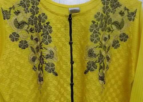 Stylish Bright Yellow Rich Embroidered Lawn Kurti For Ladies 1 Stylish Bright Yellow Rich Embroidered Lawn Kurti For Ladies. <a href="https://subrung.online/product-category/fashion/ladies-dresses/kurties/" target="_blank" rel="noopener noreferrer">(More Ladies Kurtis)</a>