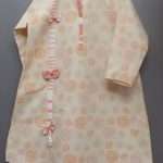 Artistic Print Multi-colour Cotton 2-Piece Dress For Ladies And Girls